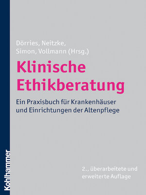 cover image of Klinische Ethikberatung